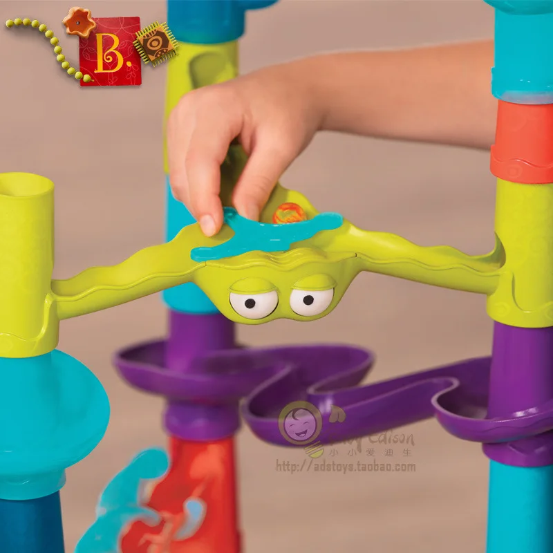 

B. Toys Ball Bearing Maze Camera Track Building Blocks Children Creative Construction Educational Assembled Shining Pipeline Bui