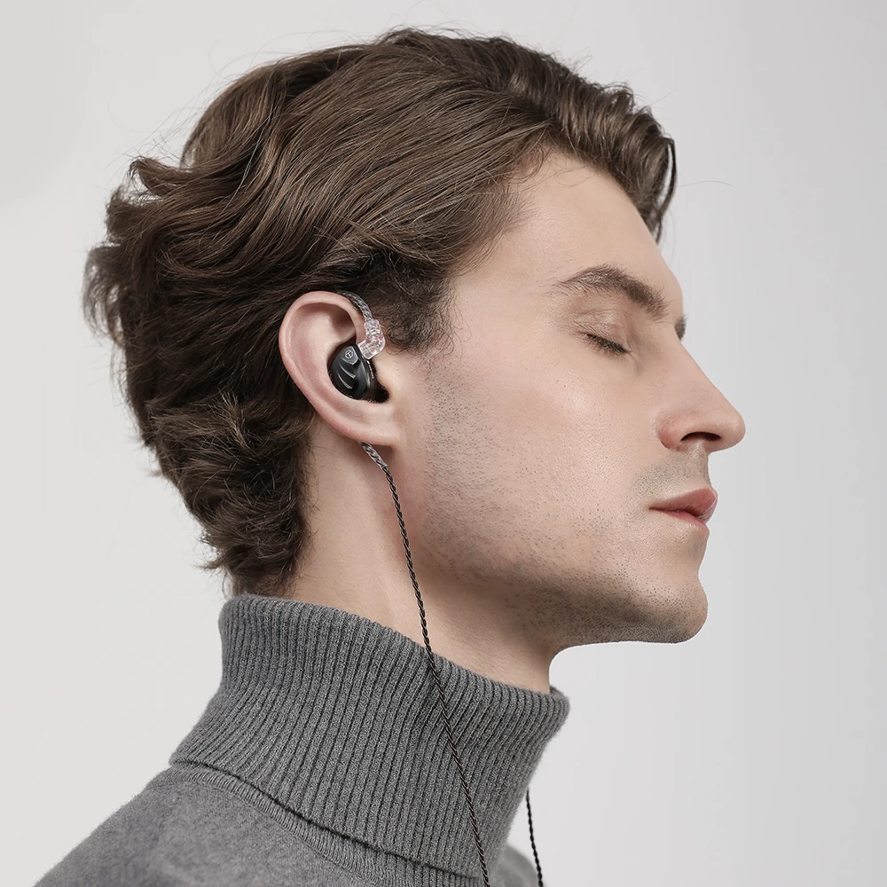 TRN BA8 8BA  Monitor HIFI Running Sport Earphone 