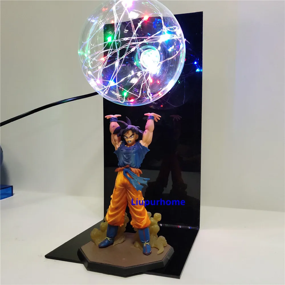 Dragon Ball Z Sun Goku Spirit Bomb power светодиодный ночник Goku Lampara DIY дисплей настольная лампа для игрушки для спальни для детей Человек мальчиков