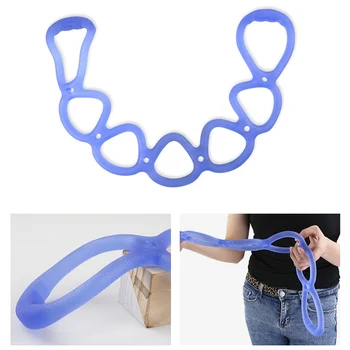 

Yoga Muscle Exercises Resistance Bands 7 Holes SEBS Fitness Pilates Pull Rope Trainers Force Core Training Tool