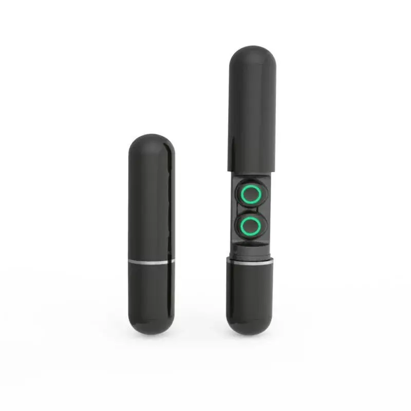 Bluetooth наушники Беспроводная гарнитура S10 TWS беспроводные BT 5,0 спортивные наушники беспроводные наушники - Цвет: Black