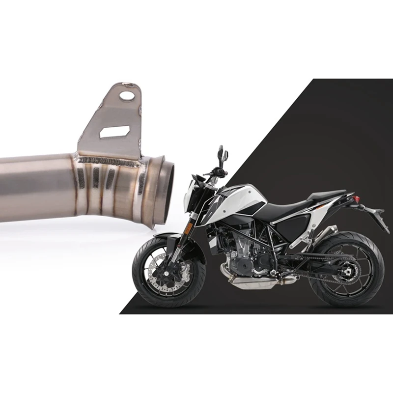 Для KTM DUKE 690 2012- DUKE 690 катализатор удалить ссылку трубы скольжения на мотоцикл Catalizador Eliminator выхлопной выход