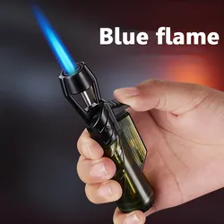 Torch Lighter Adjustable Jet Flame Windproof Gas Lighter Use Butane For Cigar Candle Camping Fireplace