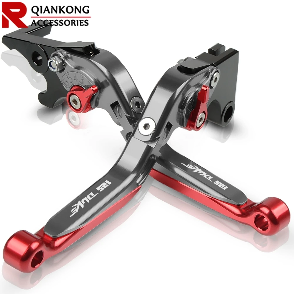 CNC рычаги тормоза мотоцикла сцепления для KTM 125 DUKE 2011- 2012 2013 скремблер Регулируемый рычаг складной Мото Аксессуары - Цвет: 125 DUKE 2011-2019