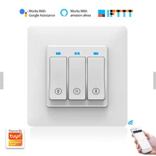 Умный переключатель для занавесок, управление WiFi, электрический моторизованный занавес, жалюзи, рольставни, работает, эхо, голосовое управление, Google Home Alexa