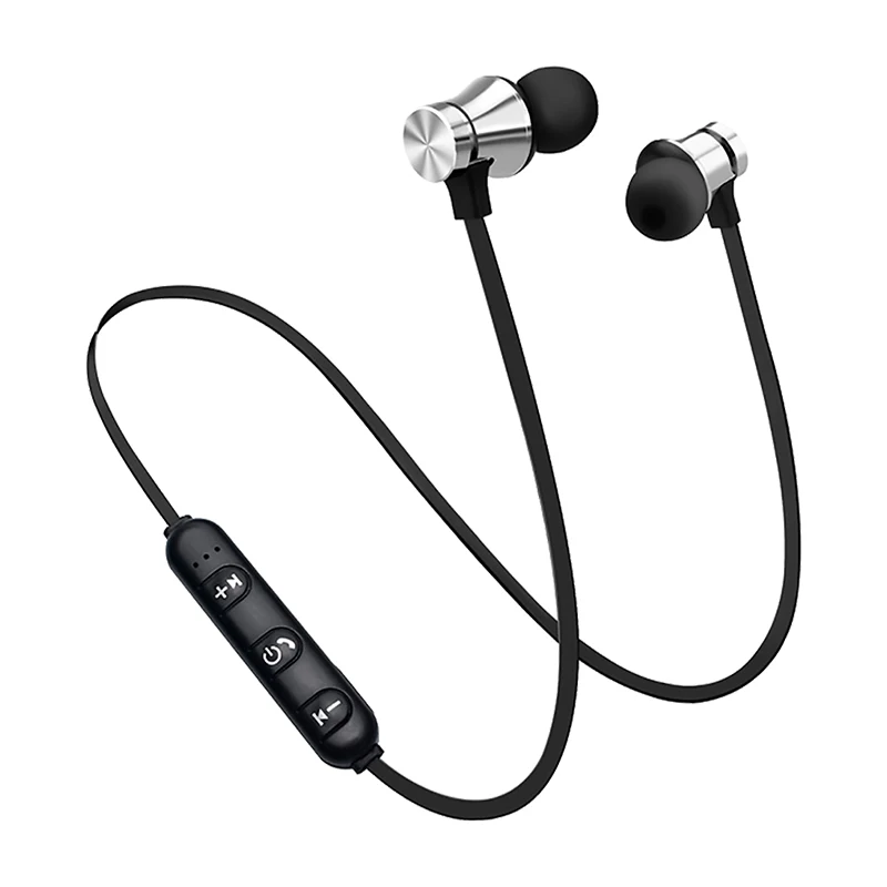 Магнитные беспроводные Bluetooth наушники музыкальная гарнитура шейные спортивные с