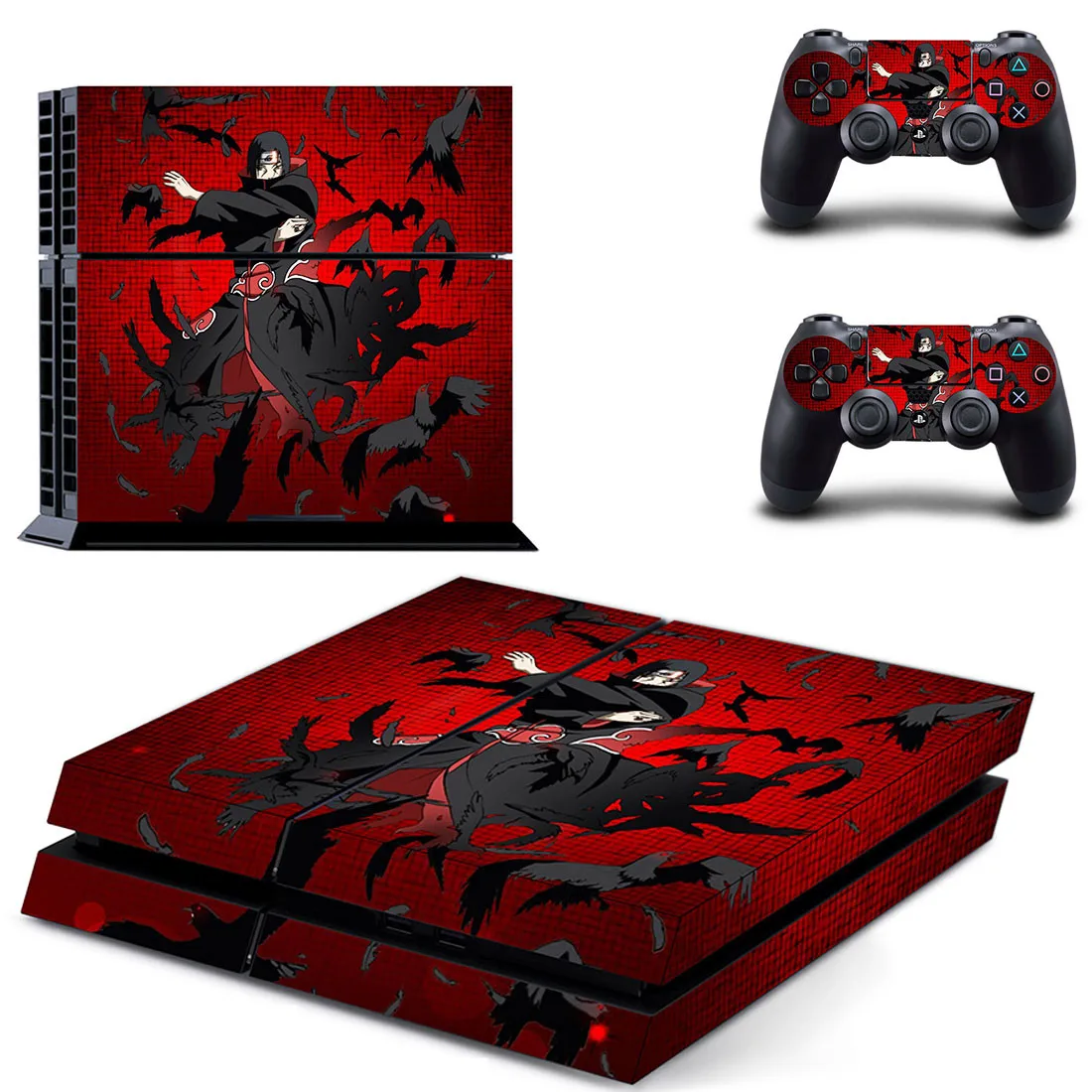 Аниме Наруто PS4 наклейка s Play station 4 кожа наклейки для playstation 4 PS4 консоли и контроллера Скины Виниловые