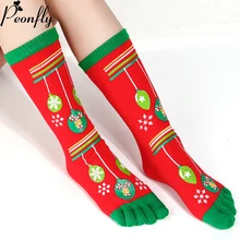 PEONFLY/Новинка года; женские носки; сезон осень-зима; забавные Новогодние рождественские носки с изображением снежного лося; женские подарочные носки с носком; счастливые носки