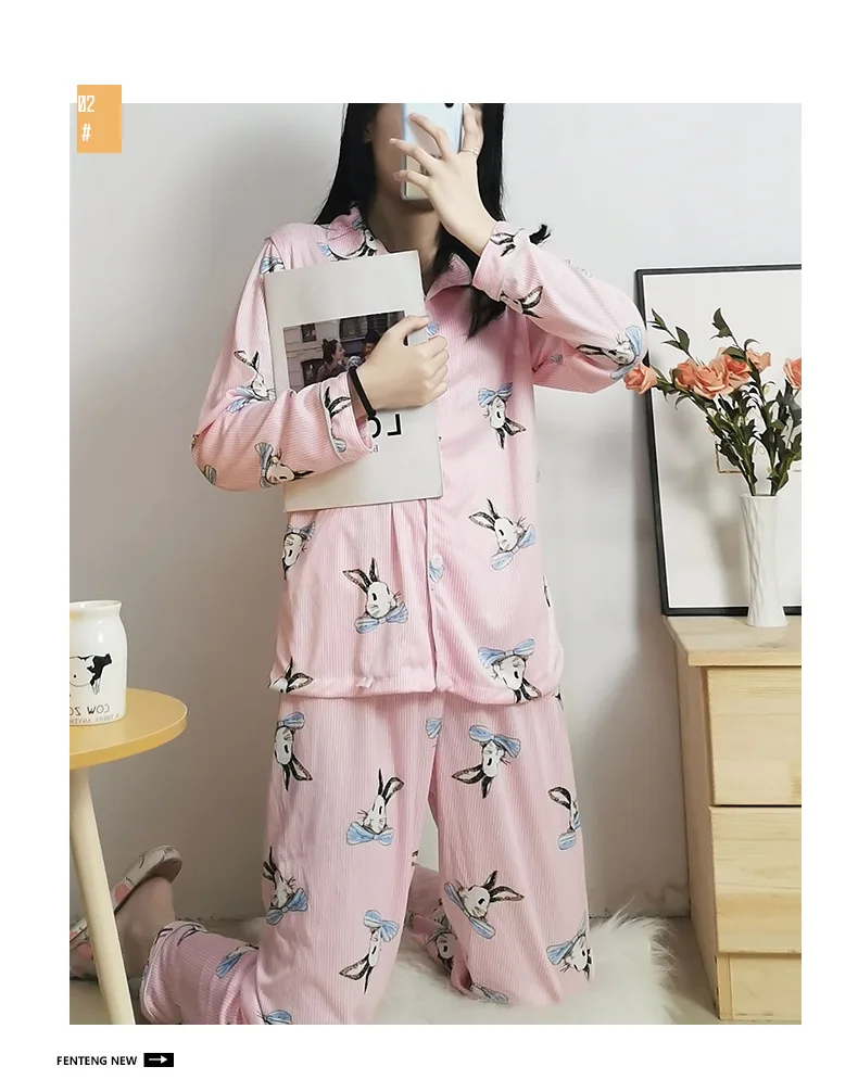 S竖条蝴蝶结兔开衫长套_12