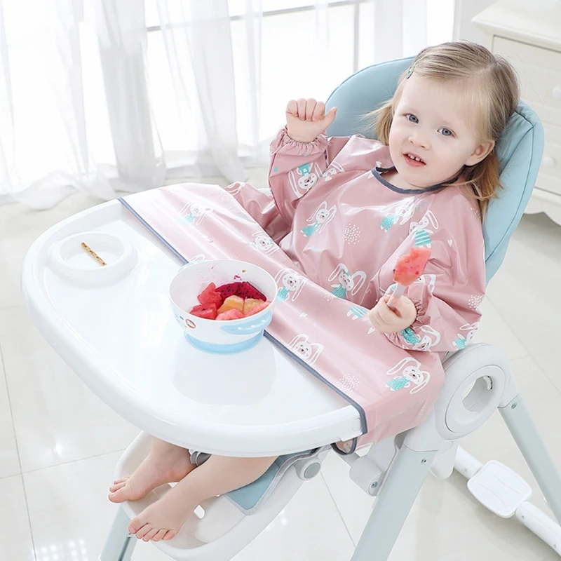 baby accessories drawing	 Newborn Long Sleeve Bib Coverall with Table Cloth Cover Baby Dining Chair Gown Waterproof Saliva Towel Burp Apron Silicone Anti-lost Chain Strap Adjustable  Baby Accessories