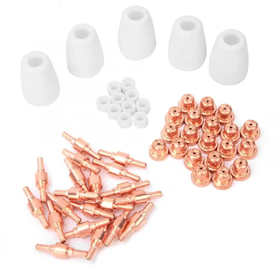 PT-31 LG-40 plasma cutter cutting torch TIP ELECTORDE SHIELD CUP GAS RING 100pcs