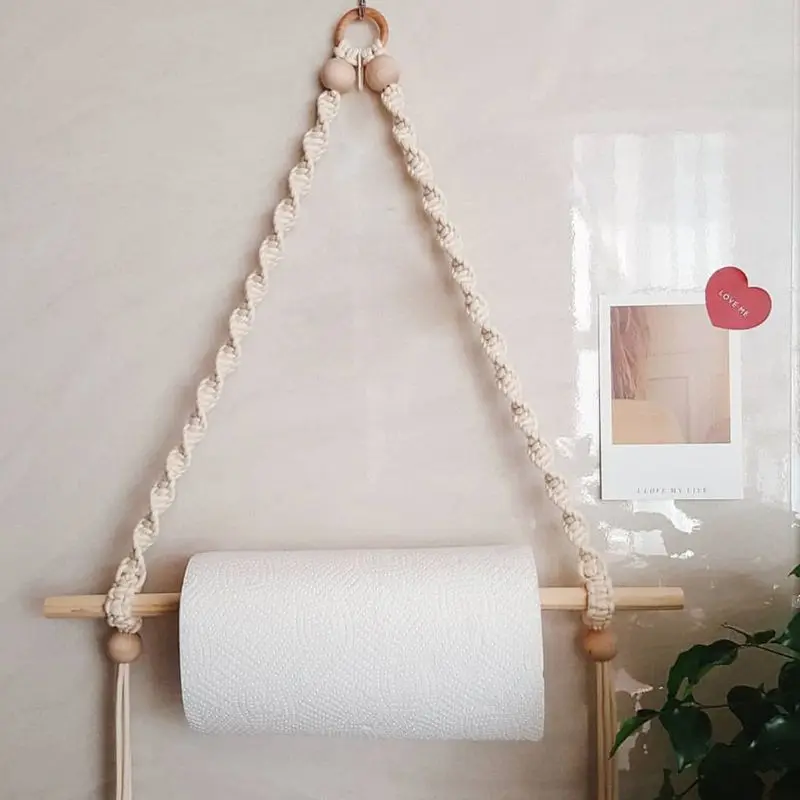 Porte Papier Toilette Macramé Dan