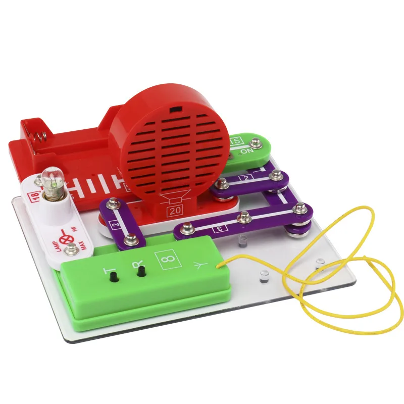 

Creative Children Handmade ENLIGHTEN Electronic Bricks DIY Educational Science Circuitry Electronic Toy Popularization of Scienc