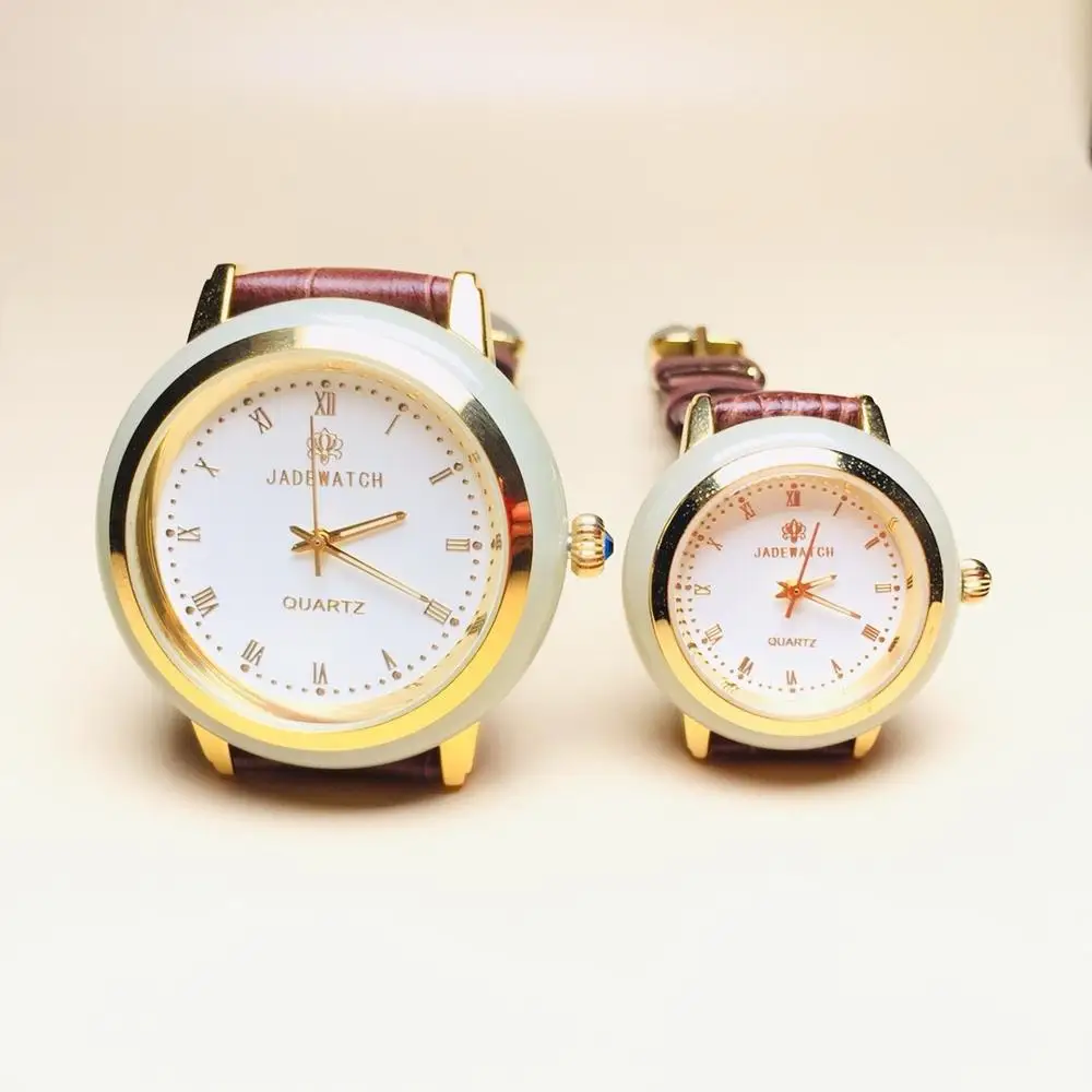 Creative new brand Luxury lovers jade wristwatch men quartz top watch couple fashion popular carnival business woman watch
