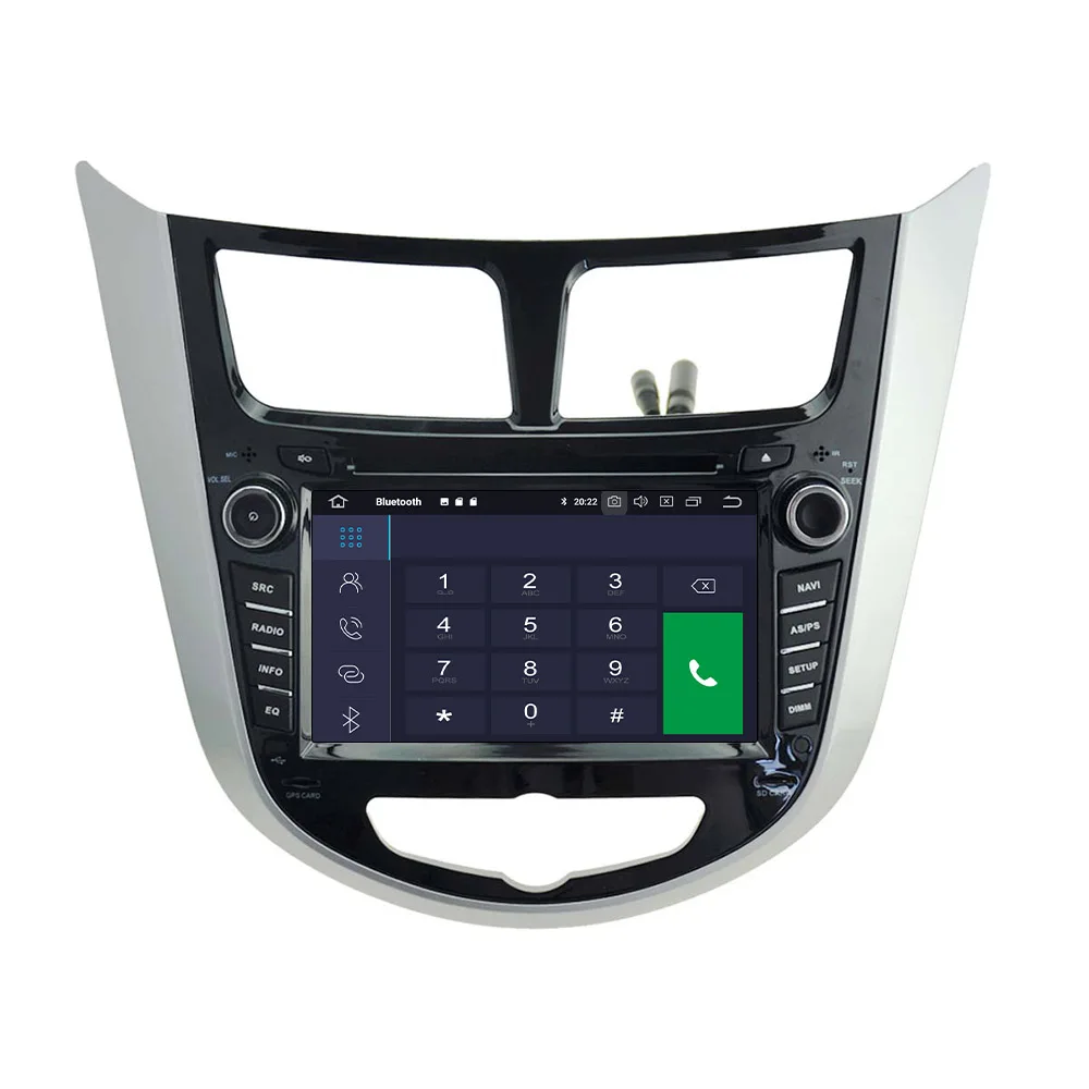 PX6 Android 9,0 Автомобильный dvd радио Мультимедиа Видео плеер Navi gps для hyundai Solaris Accent Verna 2011- аудио стерео головное устройство