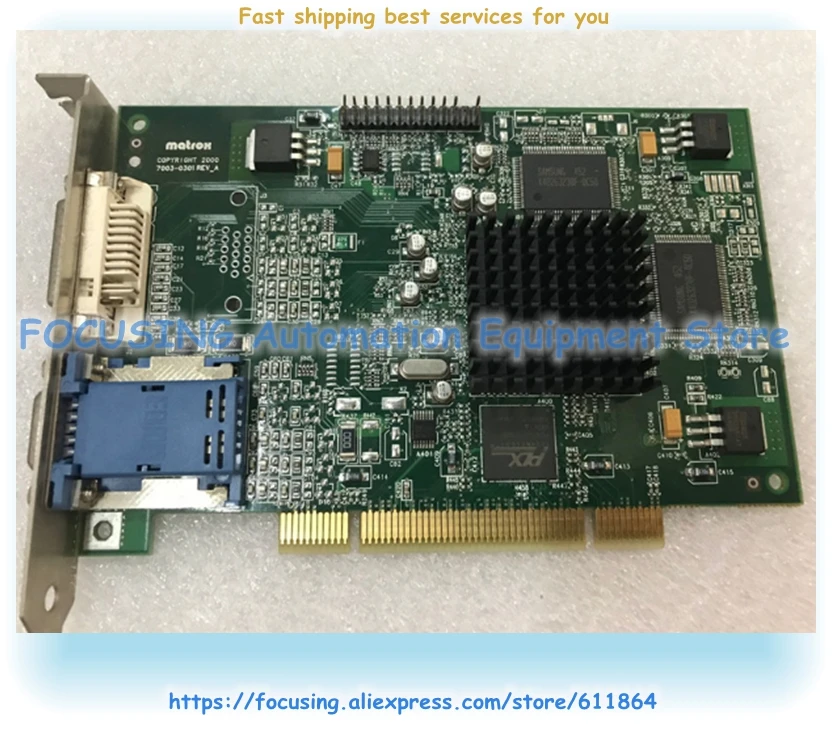 MATROX G450 G45FMDVP32DB F7003-0301 PCI DVI карта протестирована 7003-0301