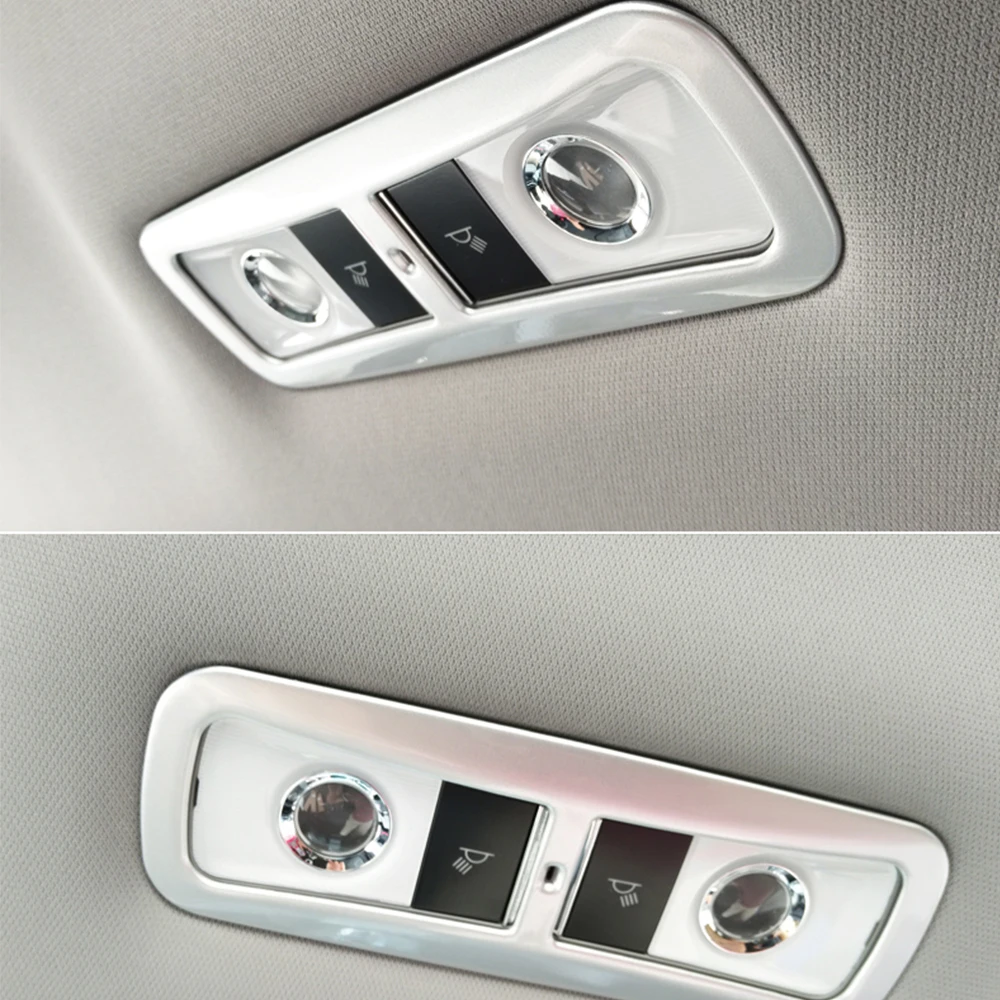 Автомобильная задняя подсветка для чтения Накладка для Honda CR-V CRV авто Интерьер купольная лампа украшение рамка наклейки