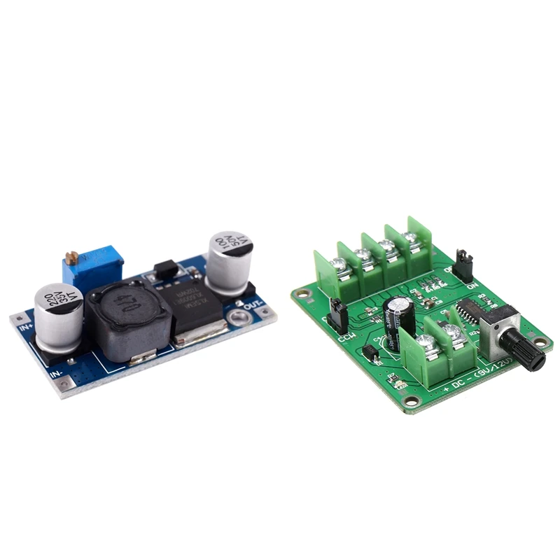 

1Pcs Xl6009 3-32V To 5-35V Dc-Dc Adapter Booster Circuit Board Module & 1Pcs 5V-12V Dc Brushless Motor Driver Board Controller f