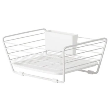 

Iron Dish Drain Shelf Kitchen Dish Plate Drying Storage Rack Chopsticks Tableware Organizer Finishing Storage Rack