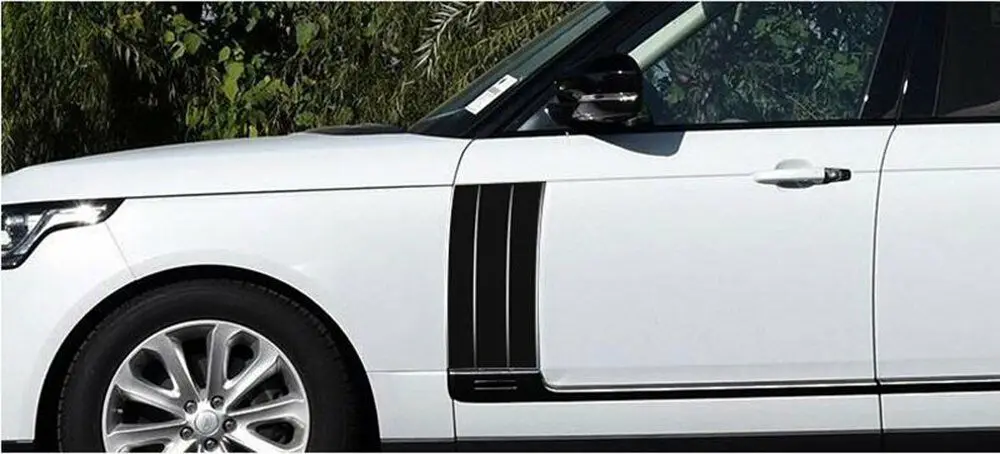 ABS глянцевый черный капот панель накладка для Land Rover Vogue LR405 2013
