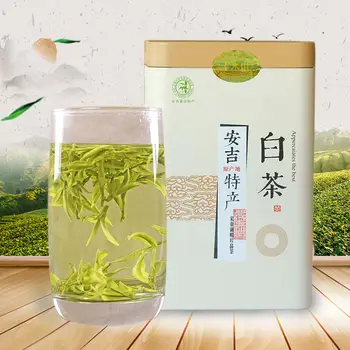 

2020 China An Ji Bai Cha Angie White Tea Premium Mingqian Spring Tea for Lipid-lowering and Lipid-lowering