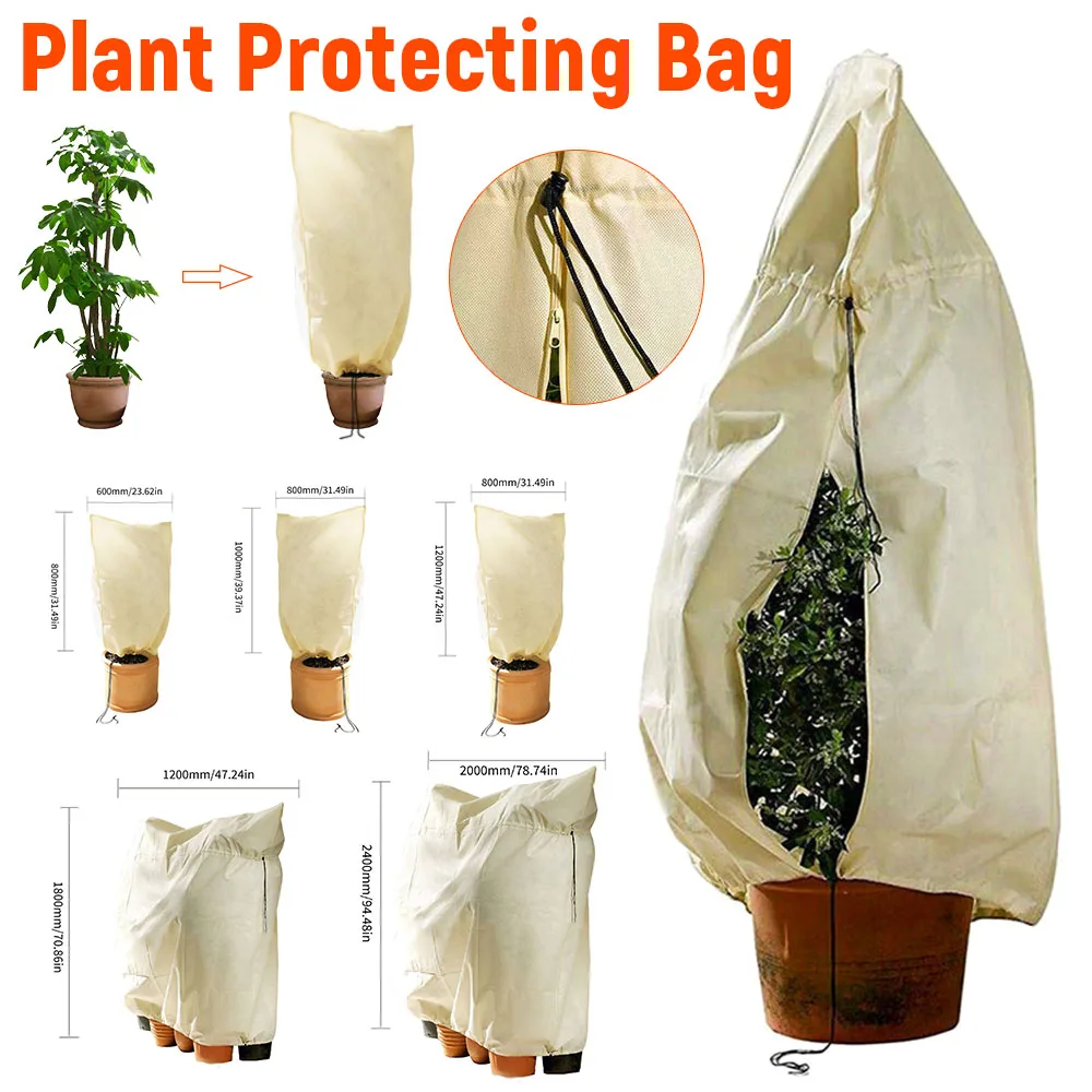 Plant Cover Freeze Protection Thick Winter Cover Tree Frost Blanket