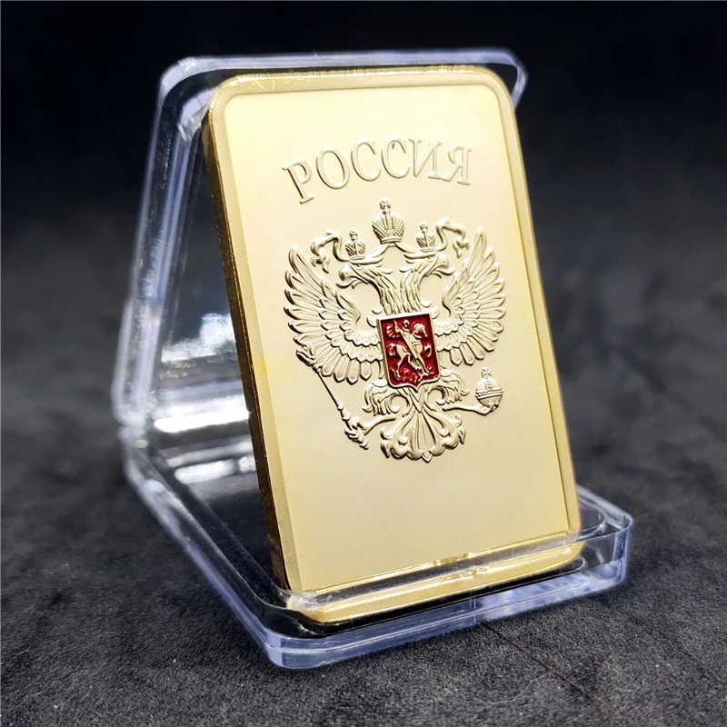 ロシア　旧ソ連　ソビエト連邦の国章 CCCP記念金貨 ゴールドバー Q23 28.28g 外国古銭 ロシア 旧ソ連 ソビエト連邦の国章 CCCP記念
