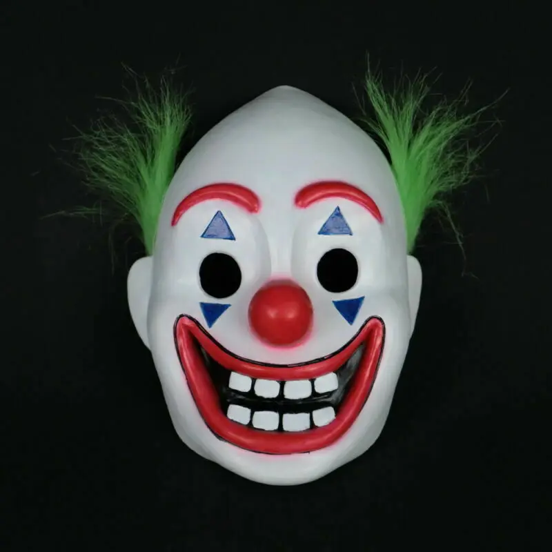 Фильм Джокер Arthur Fleck Косплей Маска Дети взрослый шлем клоун Ужас латекс светодиодные маски вечерние Хэллоуин маскарадный костюм, реквизит