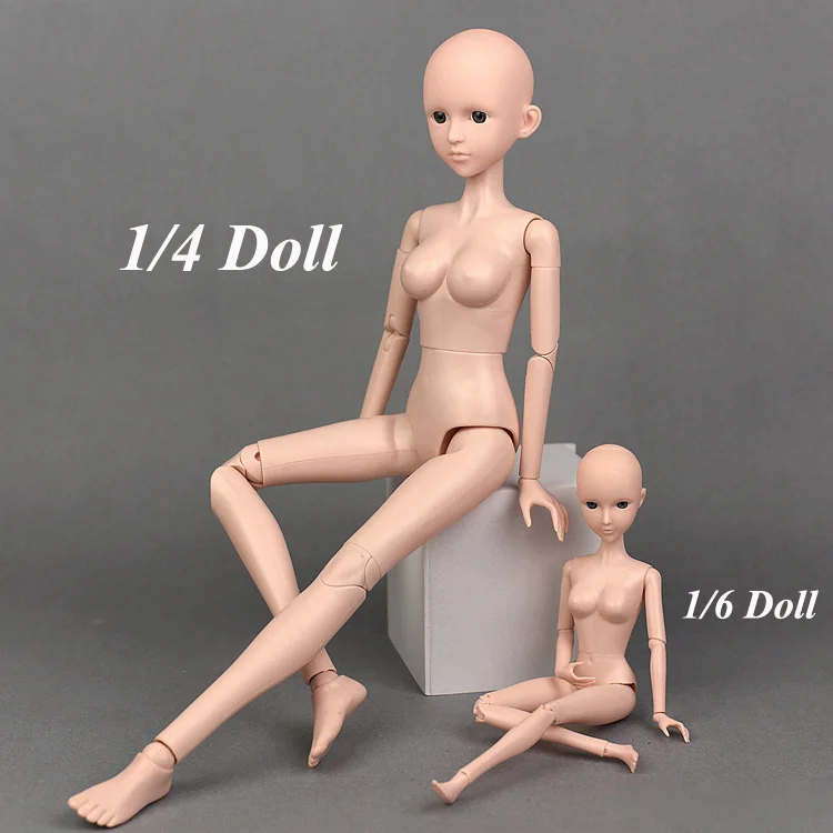 3D реальные глаза голые 1/4 BJD кукла Синьи/45 см оригинальные куклы тела с двойным