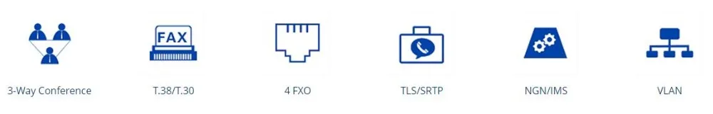 DAG1000-4S dinstar 4 fxs ports gateway voip A