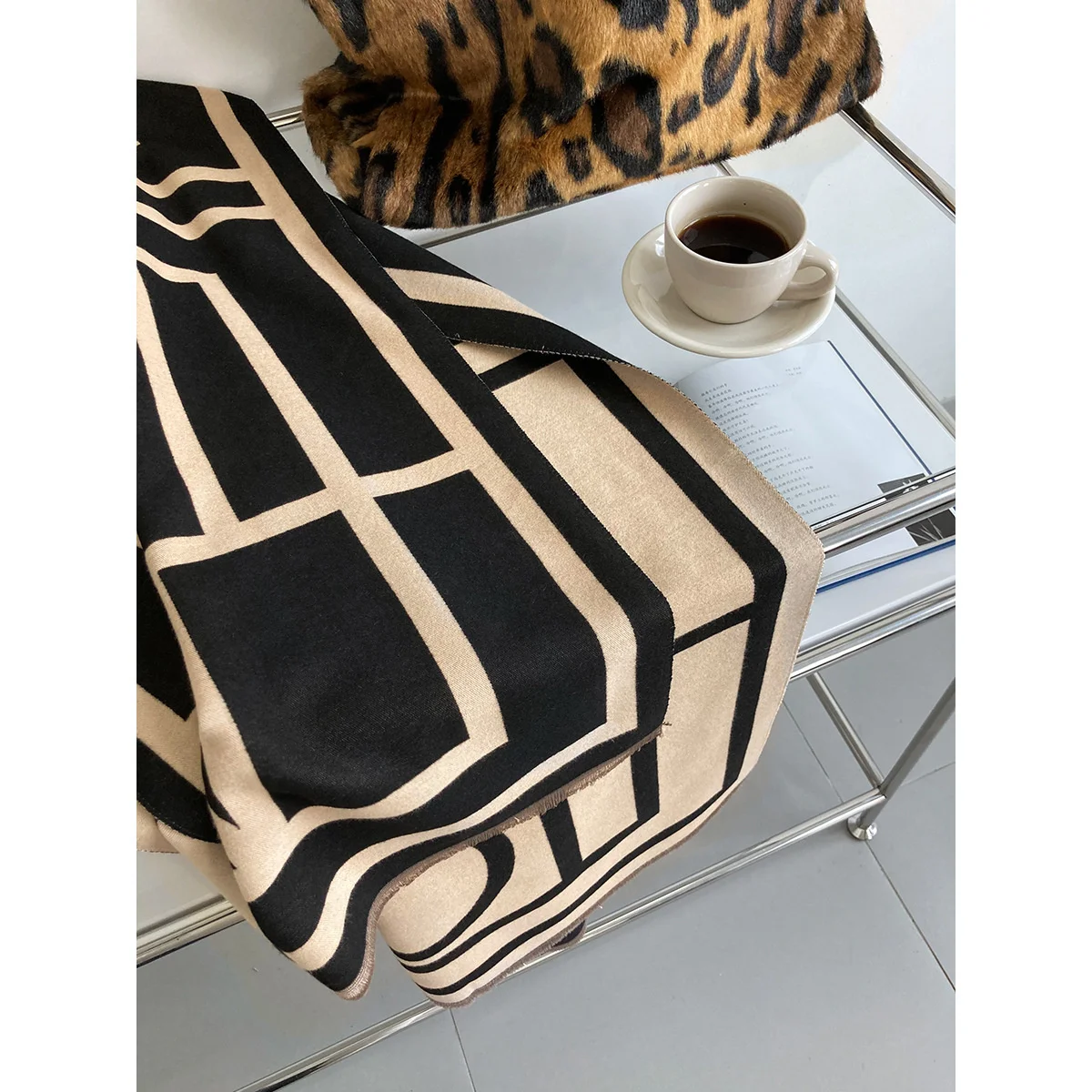 Cashmere Shawl Silk Scarf 4