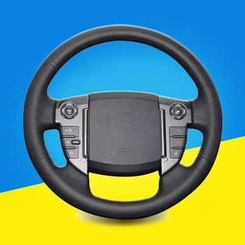 

Car Steering Wheel Covers for Land Rover Discovery 4 2010-2016 Interior Auto Braid On The Steering Wheel Cover Leather Styling