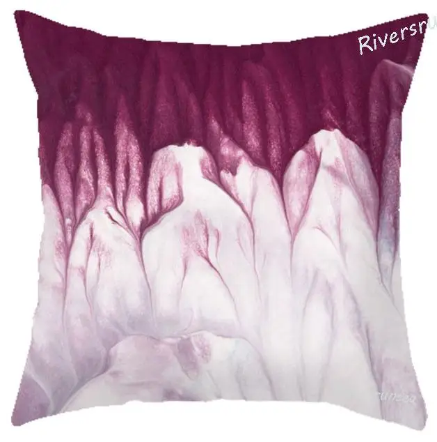 Color Painted Geometric Pillow Scandinavian Style Decoration Creative Graffiti Abstract Art Office Chair Cushion For Home Decor - Color: A5