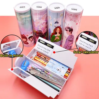 

Creative Doodle Pencil Case Large Capacity Multi-function Pencil Box Portable Pen Holders School Supplies Stationery School Gift