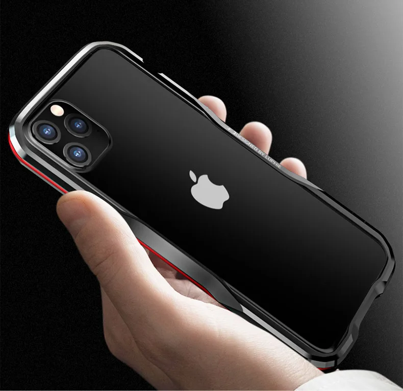 Модный дизайн защитная рамка авиационный металлический бампер для iPhone 11 11Pro 11Pro Max телефонный чехол