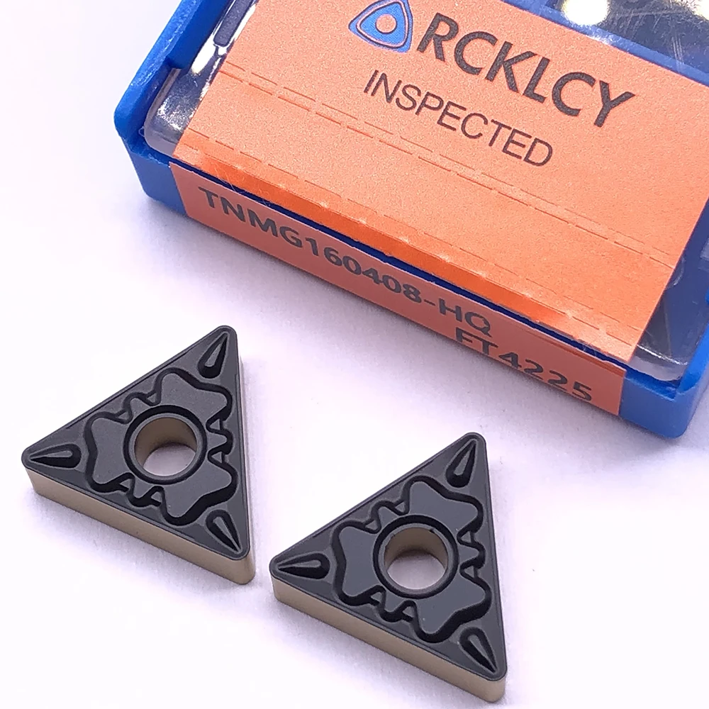 10 шт. RCKLCY высокое качество TNMG160408-HQ FT4225 карбидный внешний токарный инструмент