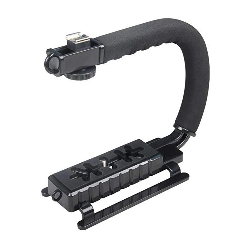 U-Grip Pro ручное видео с тройным холодным башмаком крепление смартфона видео для Nikon ручка для DSLR камеры