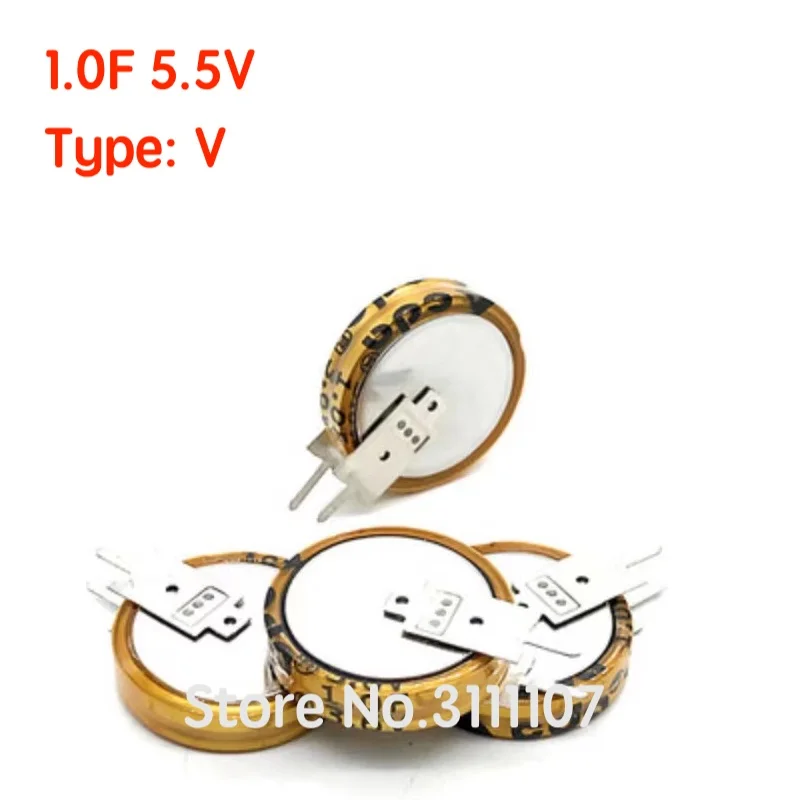 2 Pz/Lotto 1F 5.5V Farad Condensatore 5.5V 1F 1.0F Super Condensatore Doppio Strato Condensatore