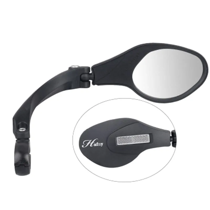 

1Pc Bicycle Rearview Mirror Electric Vehicle Stainless Steel Mirror Foldable Mirror Adjusting Angle Universal Bicycle-Safety Rea