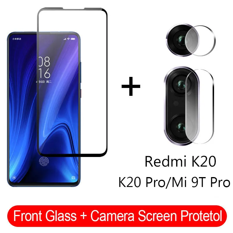 2 в 1 Защитное стекло для Xiaomi mi 9T K20 Pro защита для экрана камеры Защитная пленка для объектива закаленное стекло на красном mi Red mi K20 Pro