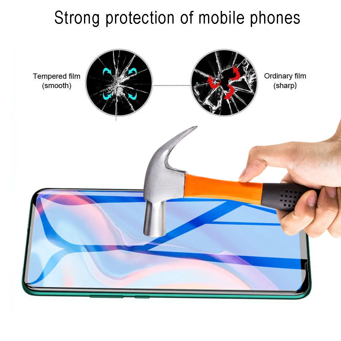 

9D Tempered Glass For Huawei Y5 Y6 Y7 Y9 2018 2019 Screen Protector Film For huawei Y9 2018 2019 Prime