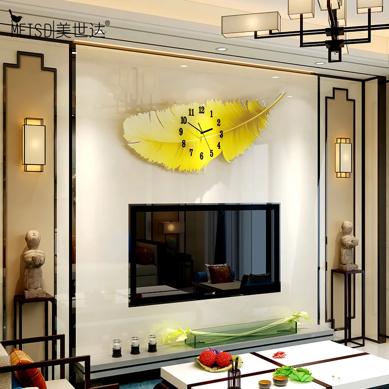 

MEISD Modern Design Clock Wall Clock Large Hanging Watch Wall Decoration Home Decor Living Room Horloge Needle Free Shipping