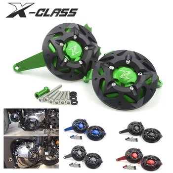 

For Kawasaki Z900 2017 2018 Motorcycle Engine Cover Engine Guard Side Stator Case Protector Green Black CNC Aluminum Accessories