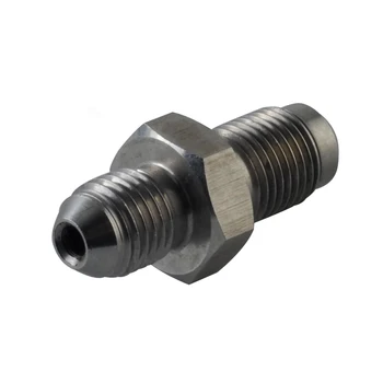 AN3 to M10x1 ,an3 to M12x1.0 Male Bubble Flare Stainless Steel Brake Hose Clutch Line Oil Hose fitting Adapter 1