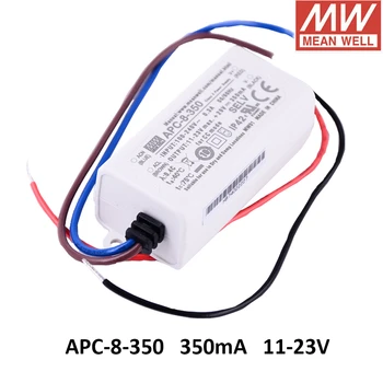 

Taiwan MEAN WELL APC-8-350 Single Output Switching power supply 8W 11~23v 350mA constant current LED Driver for LED Screen