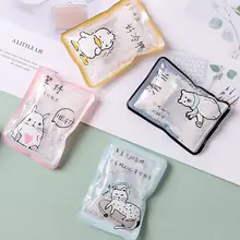 10,7x7,7 см, 10,7x7,7 см, летний дорожный портативный пакет со льдом, Мультяшные фигурки, напечатанная посылка, охлаждающая, для детей, моментальный, холодный, случайный