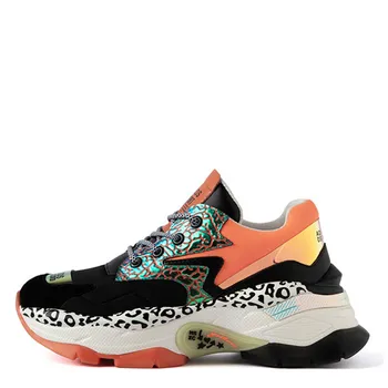 

YECHNE Fashion Trend Women Sneakers Shoes for Papa Women Fat Feet Walking Shoes Platform Women Veterinary Clothing Zapatillas