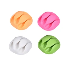 Uxcell 1 комплект(4 шт.) органайзеры для кабелей кабельные стяжки Зарядка для мыши USB держатель для кабеля самоклеющиеся держатели для шнура Многоцелевой