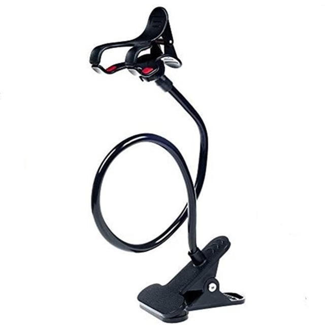 Mobile Phone Holder Flexible Lazy Holder Adjustable Cell Phone Clip for IPhone 13 Pro Samsung Home Bed Desktop Mount