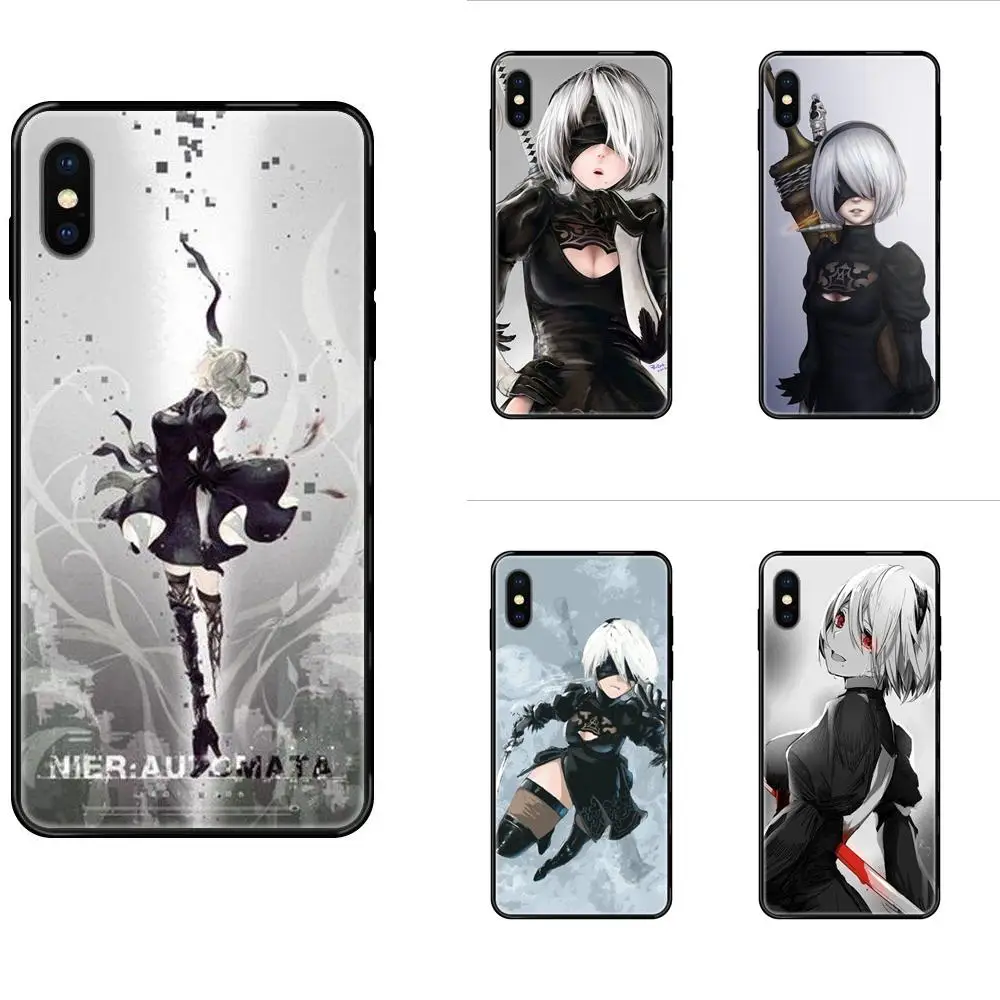 Yorha № 2 Тип B 2b Nier Automata TPU телефон для Huawei Honor Mate Play V10 View 10 20 20X 30 Lite Pro Y3 Y5 Y9 Nova 3 3i |